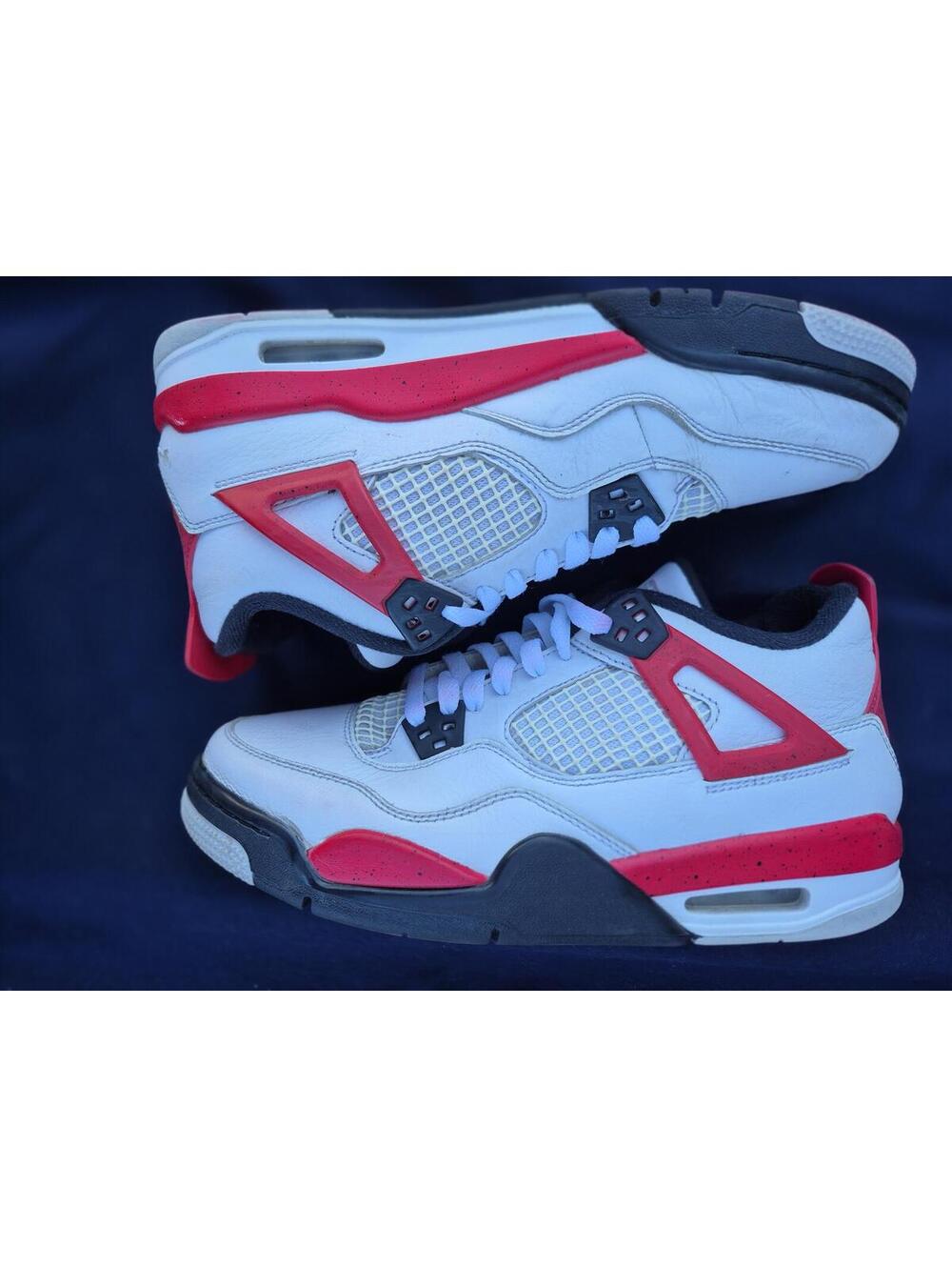 Air Jordan 4 Retro “Fire Red” Size 7Y No Box - Pre-owned
